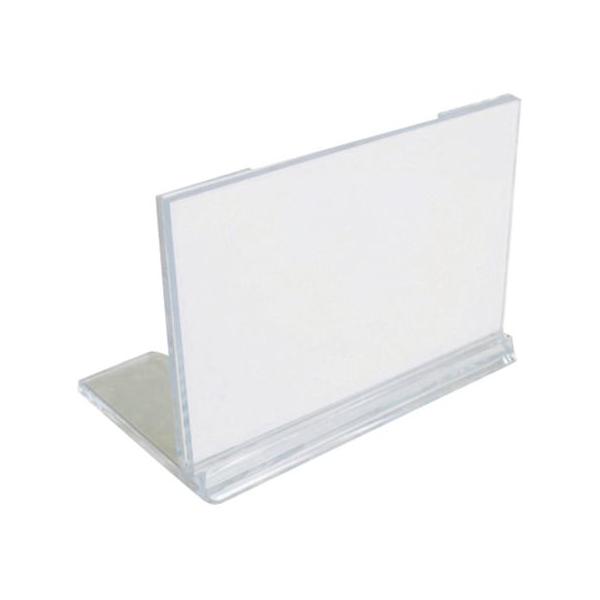 【商品説明】●リクライニング可動式のカード立てです。【仕様】●型番：UC−2−T　●色：クリア　●中紙サイズ（mm）：50×80　●幅（mm）：49　●奥行（mm）：80　●高さ（mm）：55　●縦（mm）：50　●横（mm）：80　●タイ...