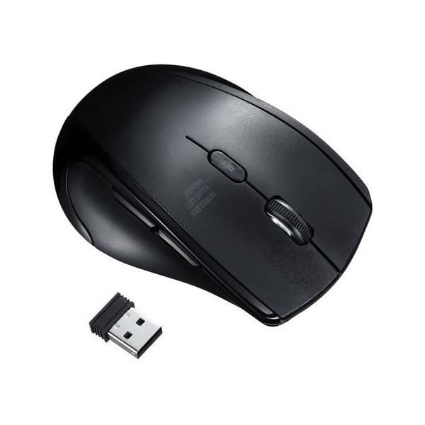 �y�����񂹁z�T�����T�v���C ����pBlueLED�}�E�X����5�{�^���É� MA-WBL164BK �}�E�X �L�[�{�[�h ���͋@�� �p�\�R�� �Ɠd