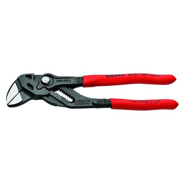 クニペックス KNIPEX プライヤーレンチ 8601-180 すべり止め付 180mm