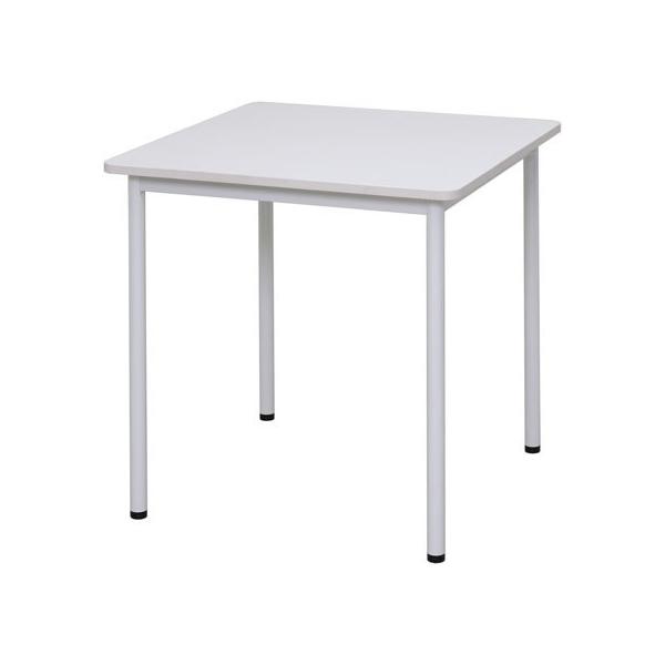 【仕様】●外寸法：幅７００×奥行７００×高さ７００ｍｍ●天板厚さ：１８ｍｍ●材質：天板／（表面）低圧メラミン樹脂化粧板（芯材）パーティクルボード（エッジ）ＰＶＣ、フレーム・脚部／スチール（粉体塗装）、アジャスター／ＰＰ●質量：１２ｋｇ●耐荷...