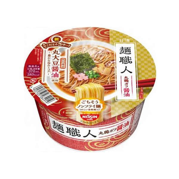 【商品説明】素材のこだわりぎゅっと！国内醸造丸大豆醤油を使用し、醤油の風味とコクが豊かな醤油スープは、全粒粉入りごちそうノンフライ麺との相性も抜群です。具材はメンマ、のり２枚、花形カマボコ、ネギ。【仕様】●注文単位：１個