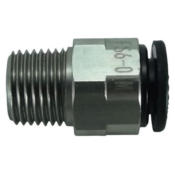 �y�����񂹁z�`���_ �t�@�C�uSUS���C���R�l�N�^ 6mm�ER1�^8 FS6-01M �ėp�ǌp�� �R���v���b�T�[ �󈳋@�� �z�[�X ���Y���H�p�i ��Ɨp�i �H��