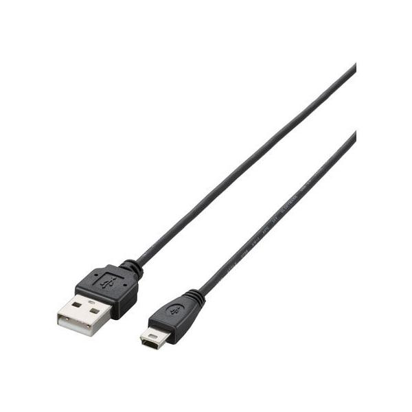 y񂹁zGR ɍUSB2.0P[u mini-B^Cv 0.5m U2C-MXN05BK traP[u A to miniB P[u d^bv zp[c Ɠd