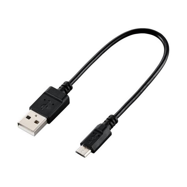 GR USB2.0P[u A-MicroB GR 15cm U2C-JAMB015BK traP[u A to microB P[u d^bv zp[c Ɠd