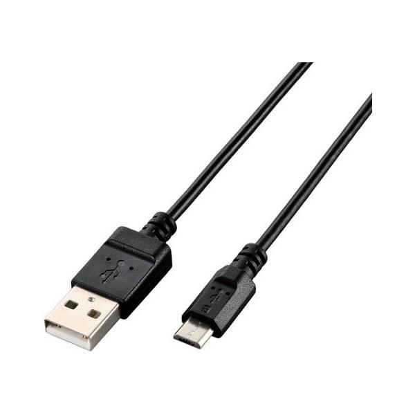 �y�����񂹁z�G���R�� USB2.0�P�[�u�� A-MicroB �G�R 90cm U2C-JAMB09BK �t�r�a�P�[�u�� A to microB �P�[�u�� �d���^�b�v �z���p�[�c �Ɠd