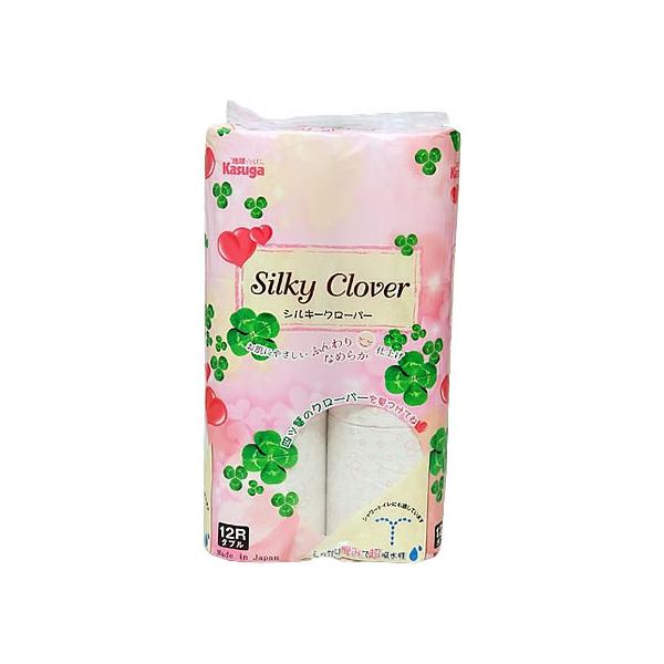 【商品説明】新感覚の立体エンボス製法で可愛いクローバー柄の２枚重ねのトイレットペーパー。紙と紙を立体的に貼り合わせることで、しっかりとした厚みを実現。非常に吸水性が優れシャワートイレにも最適。【仕様】●再生紙１００％●紙幅：１１４ｍｍ●長さ...