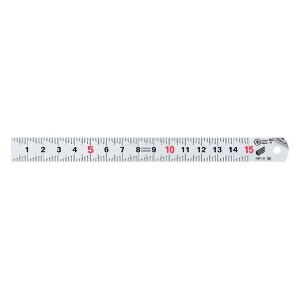 他サイト： 【お取り寄せ】新潟精機 キャッチアップスケール 快段目盛 15cm CU-15KD 直尺 曲尺 差し金 測定 作業の商品画像