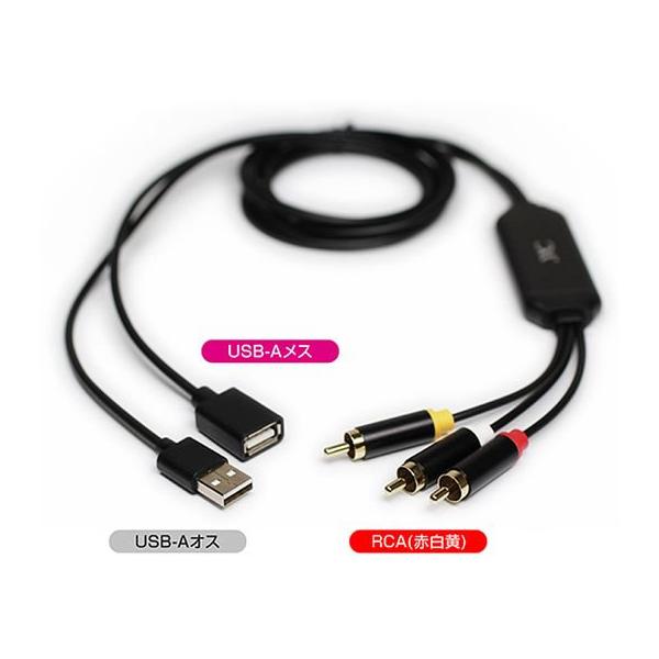 新品未使用　RCA 6G6G ２本セット お取り寄せ】カシムラ RCA変換ケーブル iPhone専用 KD226