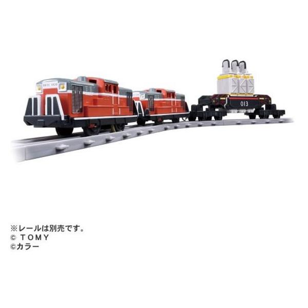 【商品説明】『ヱヴァンゲリヲン新劇場版：序』に登場し「ヤシマ作戦」にて活躍する車両がプラレールで登場です。　ＤＤ５１形と、シキ８８０形（Ｂ２梁）大物車に屋外型２７５Ｋｖ超高圧通常変圧器を積載しています。　３両編成で、それぞれ連結・切り離し可...