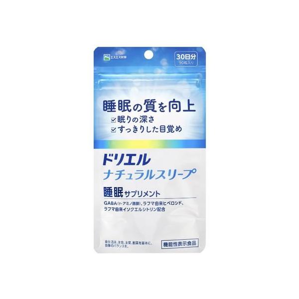 他サイト： 【お取り寄せ】エスエス製薬 ドリエルナチュラルスリープ 90粒 サプリメント 健康食品の商品画像