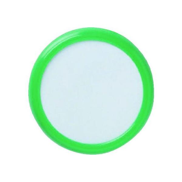【お取り寄せ】TRUSCO 丸型名札 クリップピン両用タイプ Φ45 緑 TCNF45-GN クリップ＋安全ピンタイプ 名札 キーホルダー