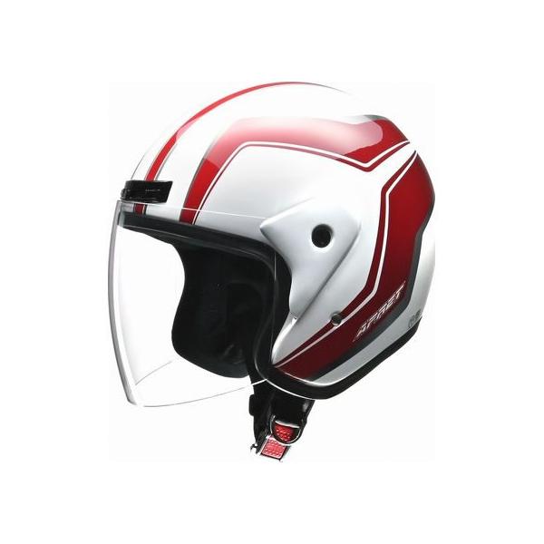 リード工業(LEAD) バイク APRET(アペレート) ジェットヘルメット ホワイト フリー