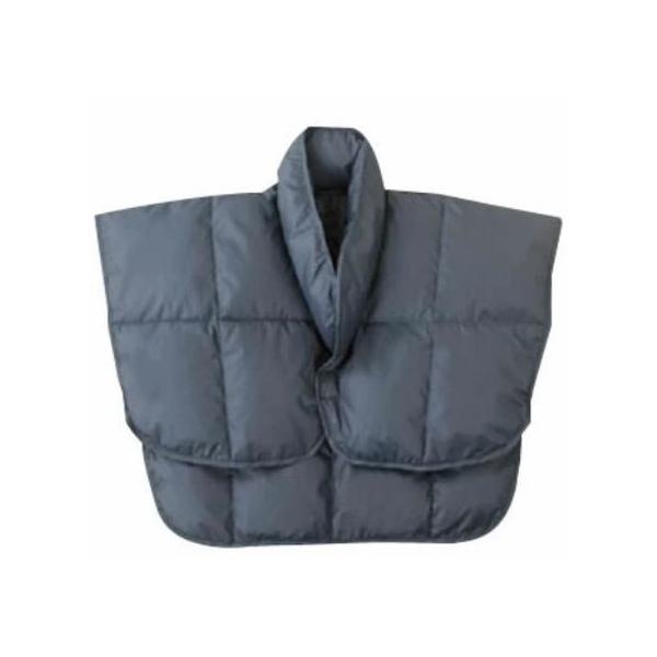 【商品説明】肩口の冷えを防ぐ肩当て。マジックテープ仕様で取り外しラクラク。　肩口からの冷えを防止　ダウン入りならではの軽量で暖かな機能性【仕様】●サイズ：前身丈／（約）４０ｃｍ、後身丈／（約）５２ｃｍ、肩幅／（約）６５ｃｍ　●重さ：（約）１...