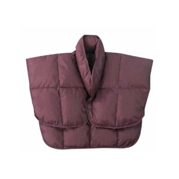 【商品説明】肩口の冷えを防ぐ肩当て。マジックテープ仕様で取り外しラクラク。　肩口からの冷えを防止　ダウン入りならではの軽量で暖かな機能性【仕様】●サイズ：前身丈／（約）４０ｃｍ、後身丈／（約）５２ｃｍ、肩幅／（約）６５ｃｍ　●重さ：（約）１...