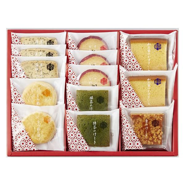 【商品説明】選りすぐられた６種の味わいを、素材にこだわり、お届けします。【仕様】●内容量：１３個入り（和三密のかすていら×２、栗のけーき×１、抹茶のけーき×１、くりみ餡のぱい×２。さつまいものがれっと×４、黒ごまの薄板くっきい×３）　●賞味...