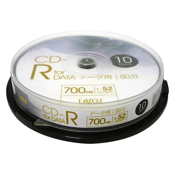 Lazos CD-R f[^p 10 L-CD10P f[^pbc|q bc|qv f[^pfBA L^fBA [J[h Ɠd