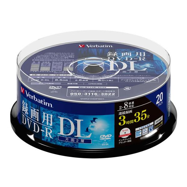 OH ^pDVD-R DL 215 2-8{CPRMΉ 20 ^pcuc ^pfBA L^fBA [J[h Ɠd