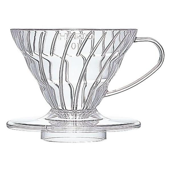 【商品説明】世界で認められているＶ６０ドリッパー０１タイプ（１〜２杯用）です。コーヒー粉の層が深くなる「円すい形」を採用し、しっかり旨みを抽出。大きなひとつ穴なので、注湯の速度で素早く注げばスッキリと、ゆっくり注げばコク深く味が変えられます...