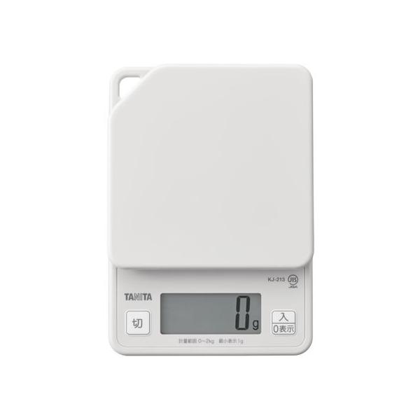 タニタ デジタルクッキングスケール 2kg グレー KJ213HGY 調理器 キッチン家電 調理家電