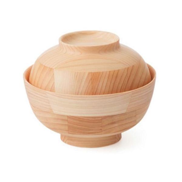 他サイト： 【お取り寄せ】ラ・ルース ひきよせ 蓋付椀 3段S ヒノキ 130105 0167810 汁椀 土瓶 和食器 キッチン テーブルの商品画像