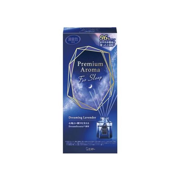 【商品説明】心地よい眠りを支えるフレグランスオイルを配合。　メーカー液体タイプ※と比べ、フレグランスオイルを５倍濃密に配合。※お部屋の消臭力　Ｐｒｅｍｉｕｍ　Ａｒｏｍａ　４００ｍＬ　スティックの本数で香りの強さの調節ができます。　フレグラン...