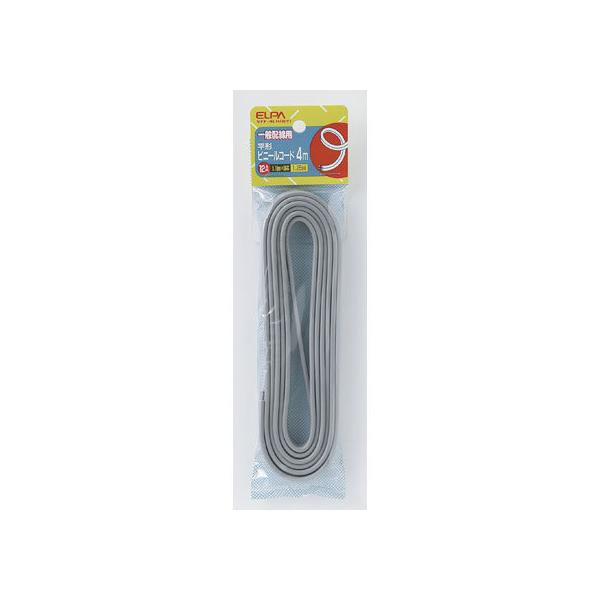 �y�����񂹁z�����d�� ���`�r�j���R�[�h 4m �O���[ VFF-4LH(GY) �d�� �z���p�[�c �d���^�b�v �Ɠd
