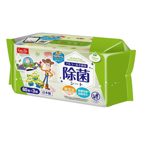 他サイト： レック 除菌シート トイ・ストーリー ディズニー 60枚×3の商品画像
