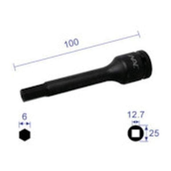 �y�����񂹁z�i�b�N �w�L�T�S�������`�\�P�b�g�����O�^�C�v12.7×�Ε�6mm×100L 406C100 �\�P�b�g �\�P�b�g�����` ��Ɨp�i �H��