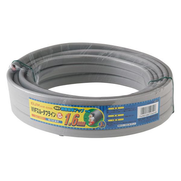 y񂹁zd VVFX[^tC 1.6mm×3S 10m VVF-S310A d zp[c d^bv Ɠd