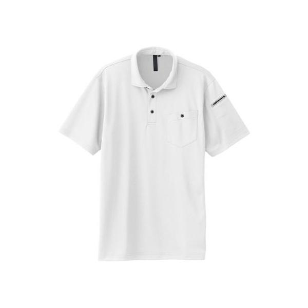 【お取り寄せ】ビッグボーン 半袖ポロシャツ ホワイト 6L EBA6526-10