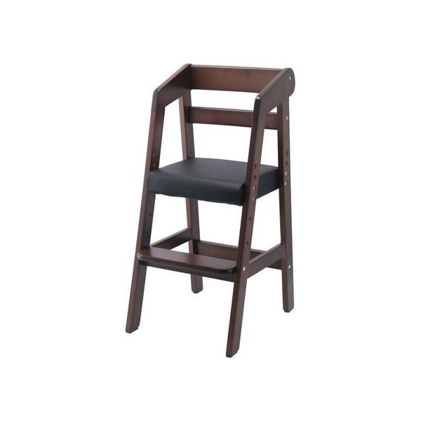 他サイト： 【メーカー直送】不二貿易 木製ベビーチェアー ダークブラウン【代引不可】【お客様組立】学習机 イス 子供用 リビング家具 インテリアの商品画像