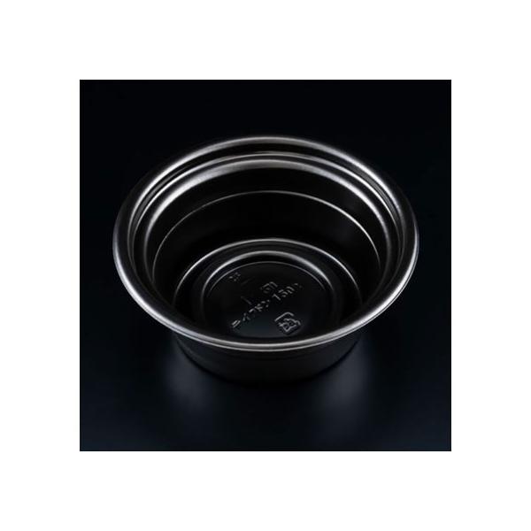 他サイト： 【お取り寄せ】リスパック どんぶり容器 テイク丼 150B 黒 リスパック 50枚の商品画像