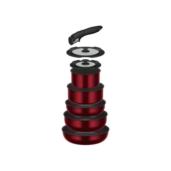 THERMOS（サーモス） 取っ手のとれるフライパン8点セット IH・ガス対応