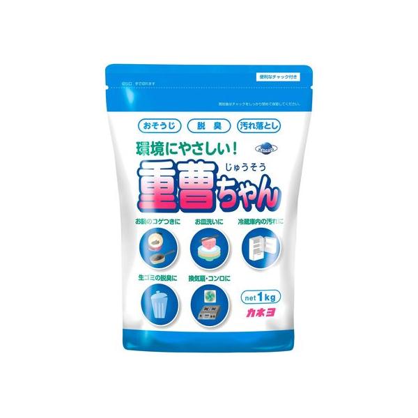 他サイト： カネヨ石鹸 重曹ちゃん 1kg 室内用洗剤 掃除用洗剤 洗剤 清掃の商品画像
