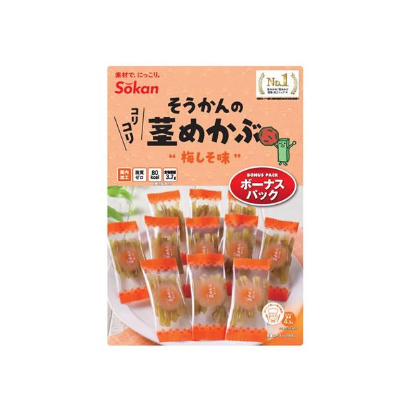 壮関 そうかんの茎めかぶ 梅しそ味 ボーナスパック 95g