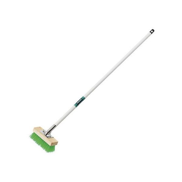 【お取り寄せ】スマートバリュー 児童用清掃用品 デッキブラシS N114J-D デッキブラシ ブラシ 掃除道具 清掃 掃除