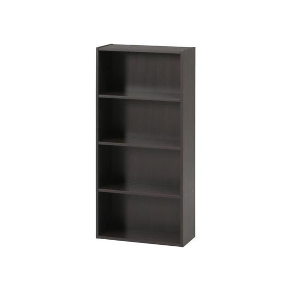 他サイト： 【メーカー直送】不二貿易 BDラック BOOK&amp;DVD ダークブラウン HP9418BR【代引不可】【お客様組立】の商品画像
