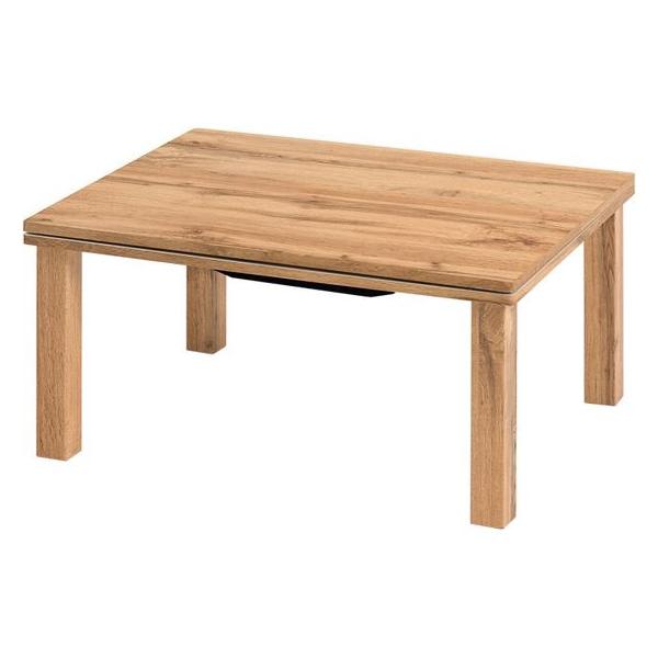 【仕様】●カラー：ナチュラル　●サイズ：（約）幅７５×奥行６０×高さ３６．５ｃｍ　●素材：天板：プリント紙化粧繊維板（３Ｄペーパー）、脚部：プリント紙化粧繊維板（３Ｄペーパー）、ヒーター：ＭＳ−３０３Ｈ　３００Ｗ石英管ヒーター（中間スイッチ...