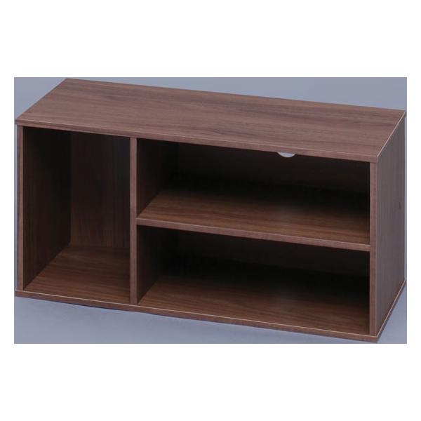 他サイト： 【お取り寄せ】アイリスオーヤマ モジュールボックス ウォールナット MDB-3Sの商品画像