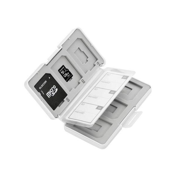 y񂹁zGR SD microSDJ[hP[X vX`bN^Cv CMC-SDCPP12WH [J[hP[X fBAP[X L^fBA [J[h Ɠd