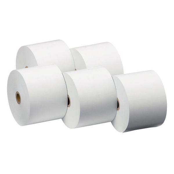【仕様】●レジスター消耗品●レジスター用・プリンタ電卓用ロールペーパー（サーマル紙）●中保存タイプ（保存目安／約７年）●サイズ：幅５８×外径８０×芯内径１２ｍｍ●入数：５巻