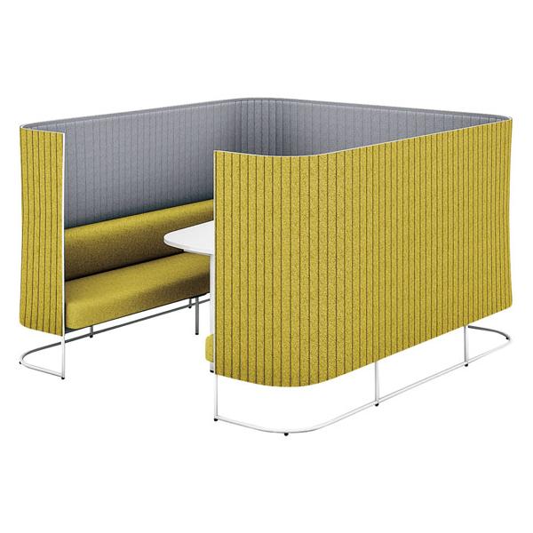 コクヨ インフレーム 6人用セミクローズ型ワークブース