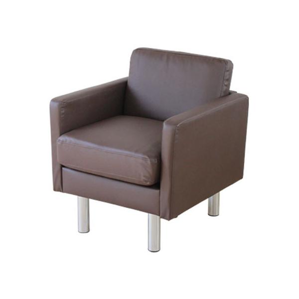 【商品説明】限られたスペースで使えるコンパクト設計。事務所の応接室や打ち合わせスペースに最適な応接ソファセットです。脚を取り付けずに、ロータイプソファとして使うこともできます。【仕様】●カラー：ブラウン●外寸：幅６３０×奥行６３０×高さ７４...