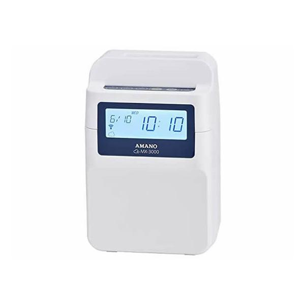 アマノ　タイムレコーダー　MX-3000 アマノ 4打刻時間集計 タイムレコーダー MX-3000 4欄印字 自動