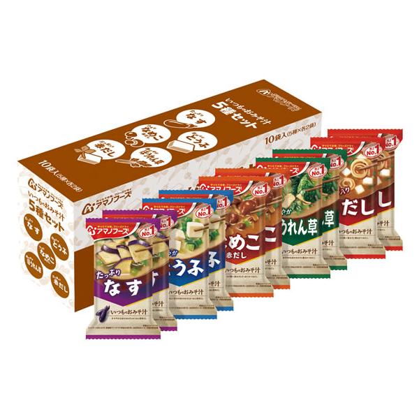 他サイト： アマノフーズ いつものおみそ汁 5種セット10食の商品画像