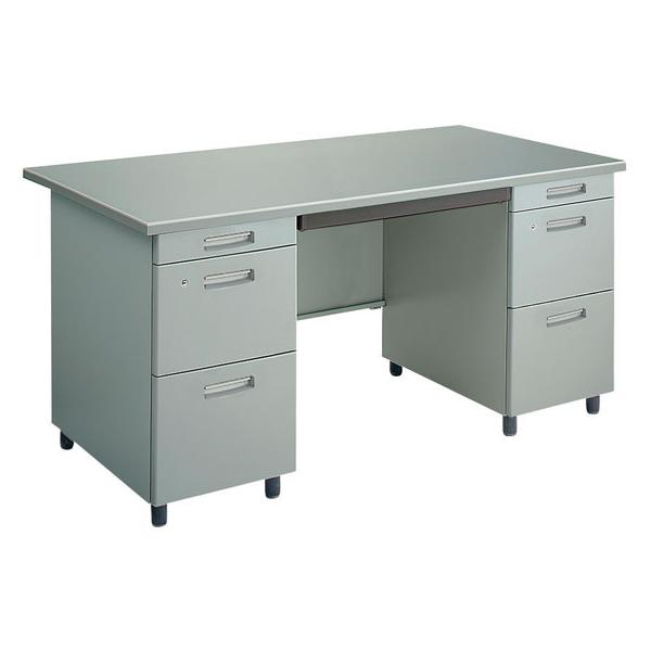 【送料込み】KOKUYOスチール事務机　両袖　幅160cm 送料込み】KOKUYOスチール事務机 両袖 幅160cm アウトレ