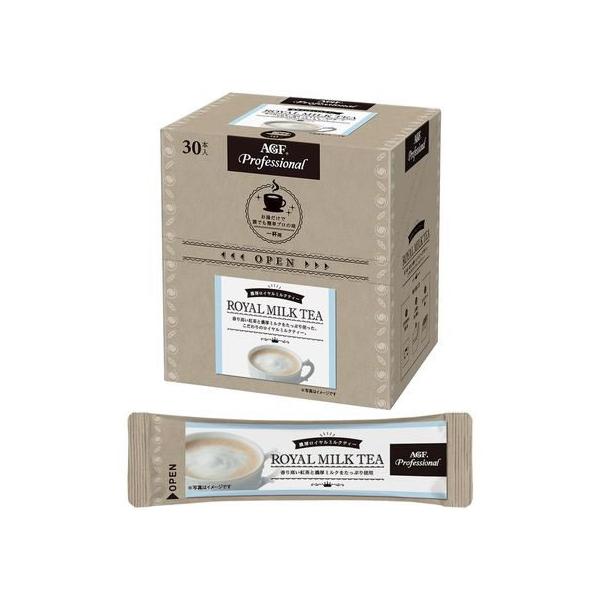 他サイト： AGF AGFプロフェッショナル 濃厚ロイヤルミルクティー 30本  粉末 スティック ラテ 紅茶 ココア 飲料の商品画像