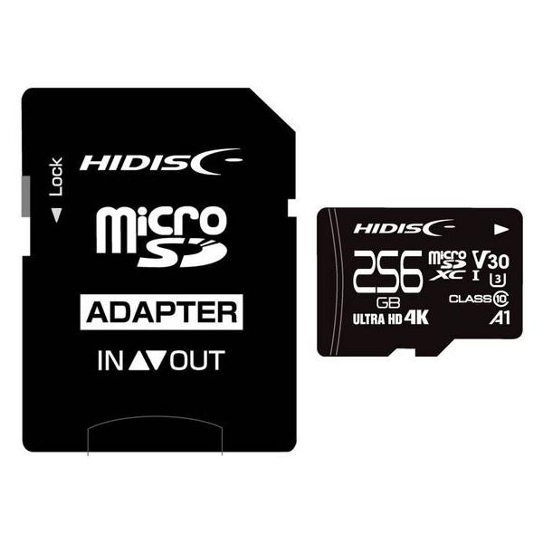 y񂹁zHIDISC microSDXCJ[h 256GB Class3 HDMCSDX256GCL10 rc rcgb[J[h [J[h L^fBA Ɠd