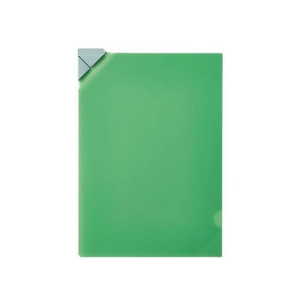 キングジム/ナナメクリ ファイル(透明) A4 緑/580Tミト