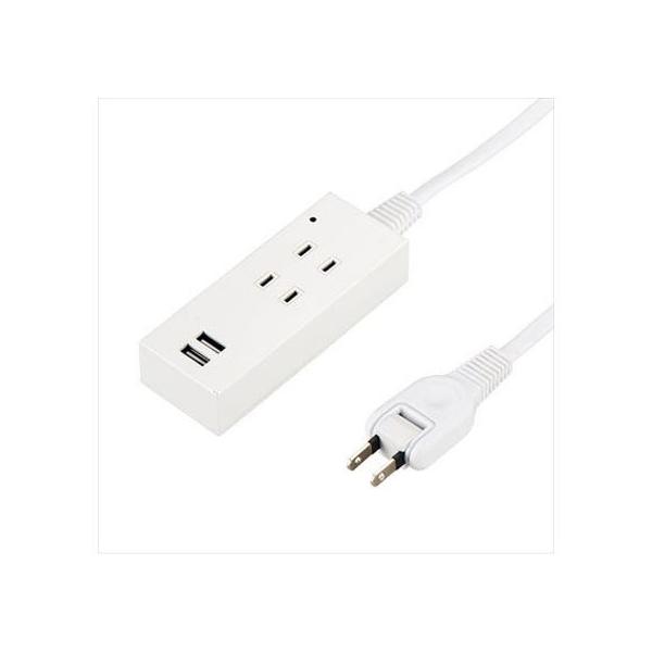 y񂹁zU K[ht^bv 2AC2USB2.1A zCg 1.5m R[htd^bvtra|[gt d^bv n`^bv zp[c Ɠd